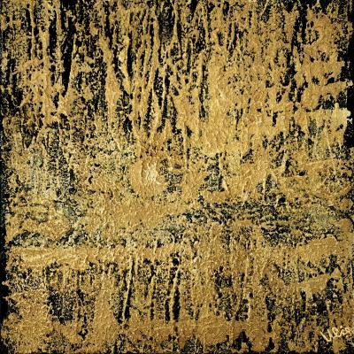 Memories of the Earth - 1, 40 x 40 cm, mixed media on canvas