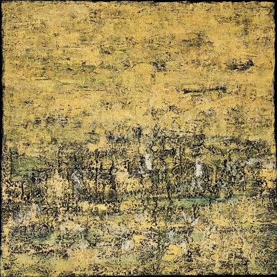 Memories of the Earth - 2, 90 x 90 cm, mixed media on canvas