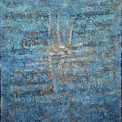Memories of the Earth - 5, 120 x 90 cm, mixed media on canvas