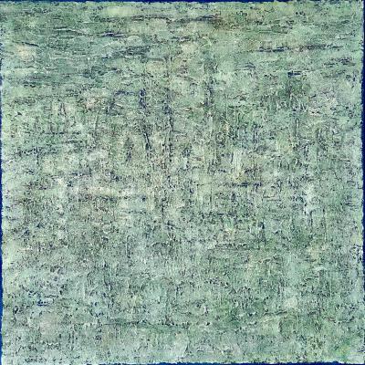 Memories of the Earth - 3, 90 x 90 cm, mixed media on canvas