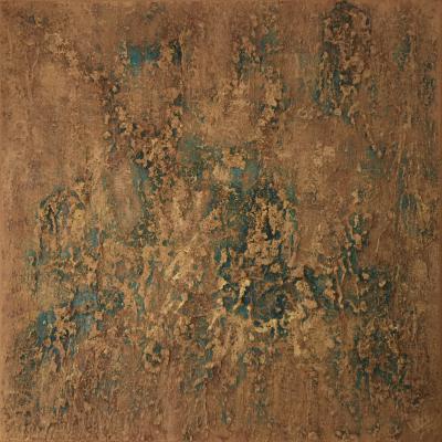 Mineral Traces, 50 x 50 cm, mixed media on canvas