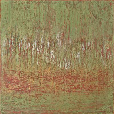 Dreamy Thoughts, 40 x 40 cm, mixed media on canvas