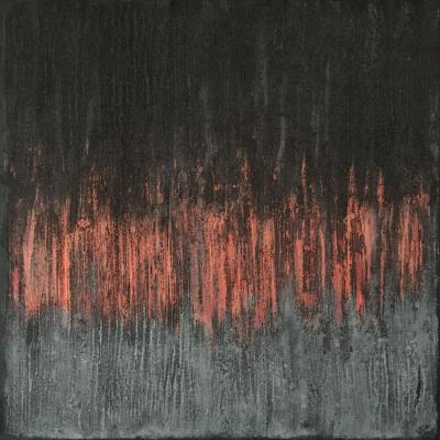 Secret Emotions, 70 x 70 cm, mixed media on canvas