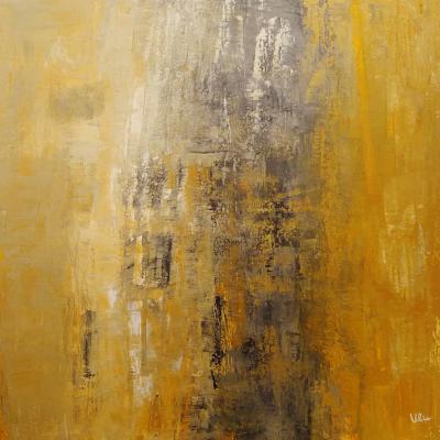 Profondeur de l’âme, 70 x 70 cm, acrylic on canvas