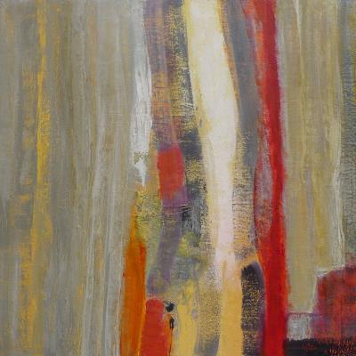 The Way to Happiness, 90 x 90 cm, acrylic on canvas