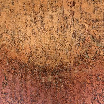 Rising Essence – Essence en élévation, 160 x 120 cm, technique mixte sur toile de lin